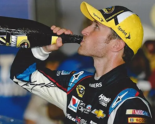 Autographed 2014 Kasey Kahne #5 Farmers Insurance Racing Atlanta Race Win (Victory Lane Celebration) Hendrick Motorsports Signed Collectible Picture Nascar 8X10 Inch Glossy Photo With Coa 1
