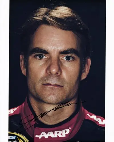 Autographed 2013 Jeff Gordon #24 Drive To End Hunger (Media Day) Nascar Signed 8X10 Glossy Photo 1