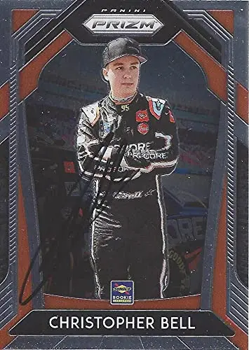 Autographed Christopher Bell 2020 Panini Prizm Rookie Season (#95 Procore Team) Levine Family Racing Nascar Cup Series Signed Collectible Trading Card With Coa 1