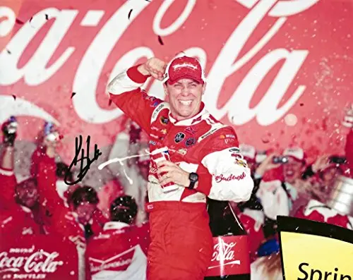 Autographed 2013 Kevin Harvick #29 Budweiser Racing Team Sprint Unlimited Win (Coca-Cola) Victory Lane Childress Signed 8X10 Nascar Glossy Photo With Coa 1