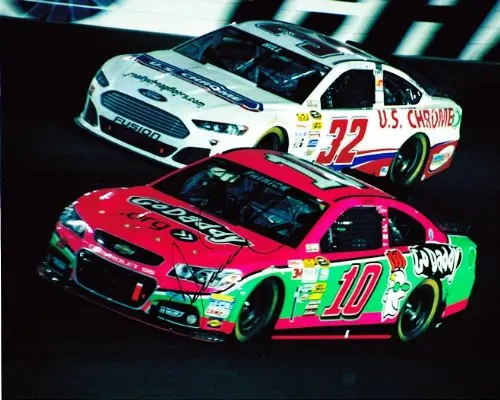 Autographed 2013 Danica Patrick #10 Godaddy Racing Pink (Charlotte) 8X10 Nascar Signed Glossy Picture W/Coa 1