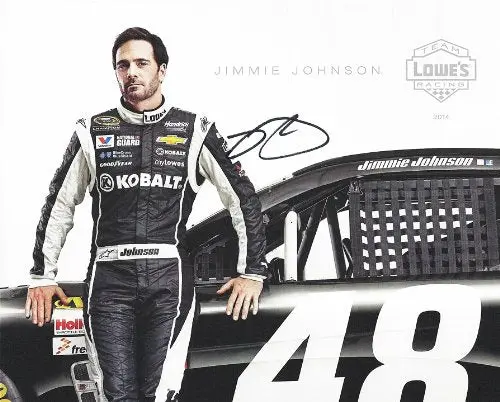 Autographed 2014 Jimmie Johnson #48 Kobalt Tools Racing (Hendrick Motorsports) 8X10 Signed Nascar Hero Card W/Coa 1