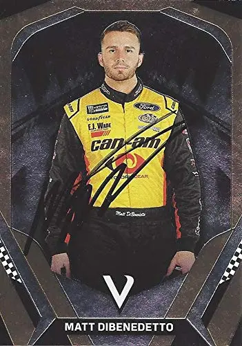 Autographed Matt Dibenedetto 2018 Panini Victory Lane Racing (Gofas Race Team) Monster Energy Cup Series Signed Nascar Collectible Trading Card With Coa 1
