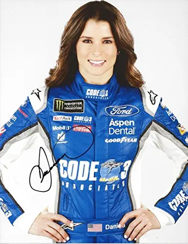 Autographed 2017 Danica Patrick #10 Code 3 Associates Racing Media Day Pose (Monster Energy Cup Series) Stewart-Haas Team Final Season Signed Collectible Picture Nascar 9X11 Inch Glossy Photo With Coa 1
