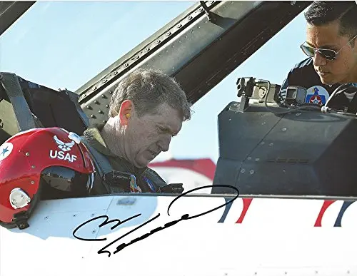 Autographed Bill Elliott #9 Dodge Racing United States Air Force (Fighter Jet Ride Along) Usaf Hall Of Famer Signed Collectible Picture Nascar 9X11 Inch Glossy Photo With Coa 1