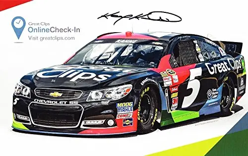 Autographed 2015 Kasey Kahne #5 Great Clips Racing (Hendrick Motorsports) Signed 7X10 Picture Nascar Hero Card With Coa 1