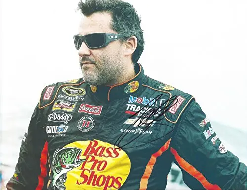 Autographed 2015 Tony Stewart #14 Bass Pro Shops Racing (Stewart-Haas) Garage Area 9X11 Signed Picture Nascar Glossy Photo With Coa 1