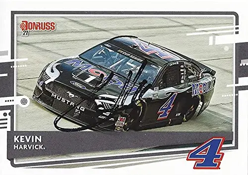 Autographed Kevin Harvick 2021 Panini Donruss (#4 Jimmy Johns Car) Stewart-Haas Racing Nascar Cup Series Signed Collectible Trading Card With Coa 1
