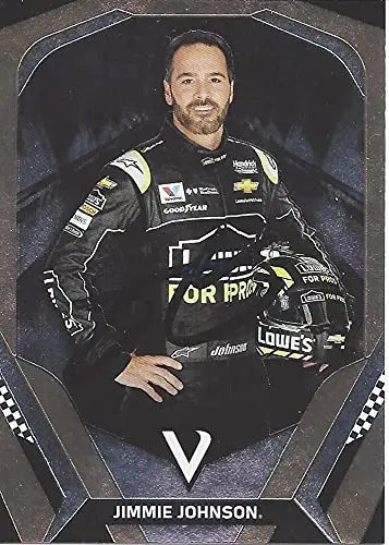 Autographed Jimmie Johnson 2018 Panini Victory Lane Racing (#48 Lowes For Pros Team) Hendrick Motorsports Signed Nascar Collectible Trading Card With Coa 1