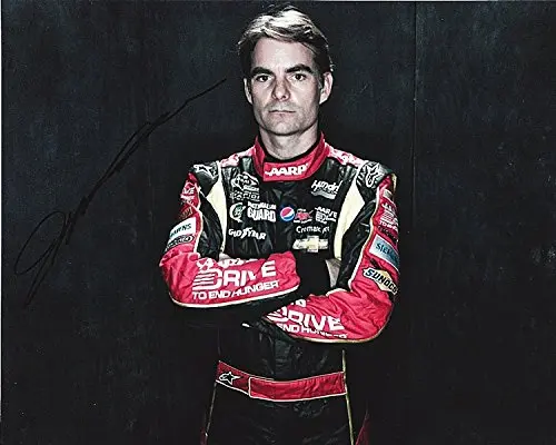 Autographed 2014 Jeff Gordon #24 Aarp/Drive To End Hunger Racing (Hendrick) Media Day 8X10 Signed Nascar Photo W/Coa 1