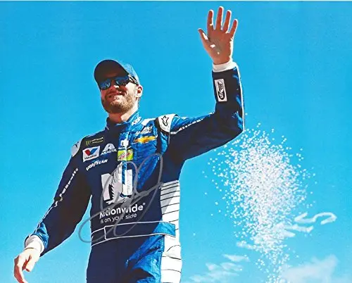 Autographed 2017 Dale Earnhardt Jr. #88 Nationwide Racing Driver Introductions (Retirement Final Season) Monster Energy Cup Series Signed Collectible Picture Nascar 8X10 Inch Glossy Photo With Coa 1