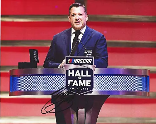 Autographed Tony Stewart 2020 Nascar Hall Of Fame Ceremony (Induction Speech) Charlotte, North Carolina Signed Collectible Picture 8X10 Inch Nascar Glossy Photo With Coa 1
