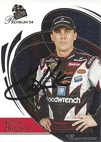 Autographed Kevin Harvick 2004 Press Pass Premium Contenders (#29 Goodwrench Team) Richard Childress Racing Signed Nascar Collectible Trading Card With Coa 1
