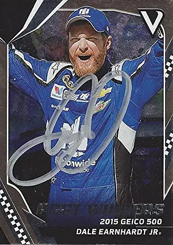 Autographed Dale Earnhardt Jr. 2018 Panini Victory Lane Racing Past Winners (2015 Talladega Win) Hendrick Motorsports Signed Nascar Collectible Trading Card With Coa 1