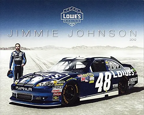 Autographed 2012 Jimmie Johnson #48 Team Lowe's Racing (Hendrick Motorsports) Signed 8X10 Nascar Hero Card With Coa 1