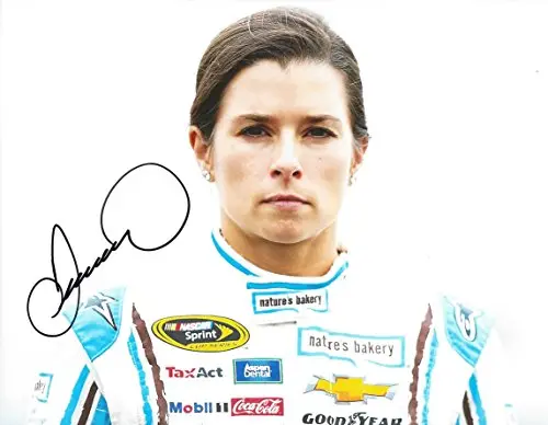 Autographed 2016 Danica Patrick #10 Natures Bakery Racing Pit Road (Sprint Cup Series) Stewart-Haas Team Signed Collectible Picture Nascar 9X11 Inch Glossy Photo With Coa 1