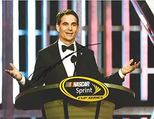 Autographed 2015 Jeff Gordon #24 Axalta Racing Nascar Awards Ceremony Speech (Retirement Final Season) Sprint Cup Series Signed Collectible Picture Nascar 9X11 Inch Glossy Photo With Coa 1