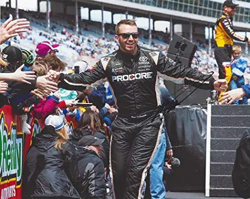Autographed 2019 Matt Dibenedetto #95 Procore Toyota Team Driver Introductions (Levine Family Racing) Monster Energy Cup Series Signed Collectible Picture 8X10 Inch Nascar Glossy Photo With Coa 1