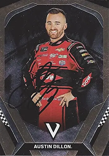 Autographed Austin Dillon 2018 Panini Victory Lane (#3 Dow Team) Richard Childress Racing Monster Cup Series Signed Nascar Collectible Trading Card With Coa 1