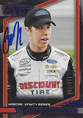 Autographed Brad Keselowski 2017 Panini Torque Racing (#22 Discount Tire Penske Team) Xfinity Series Rare Parallel Insert Signed Collectible Nascar Trading Card With Coa #112/150 1