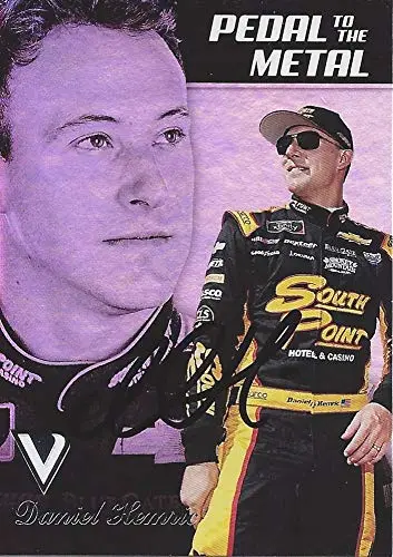 Autographed Daniel Hemric 2018 Panini Victory Lane Racing Pedal To The Metal (South Point Rcr Team) Xfinity Series Insert Signed Nascar Collectible Trading Card With Coa 1