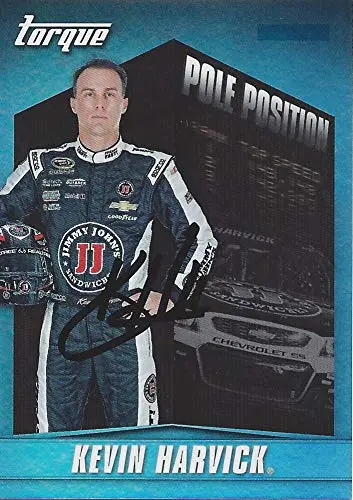Autographed Kevin Harvick 2016 Panini Torque Racing Pole Position (#4 Jimmy Johns) Insert Signed Nascar Collectible Trading Card With Coa 1