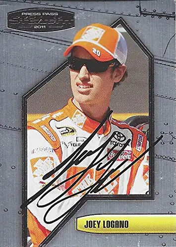 Autographed Joey Logano 2011 Press Pass Stealth Racing (#20 The Home Depot Team) Sprint Cup Series Joe Gibbs Toyota Chrome Signed Nascar Collectible Trading Card With Coa 1