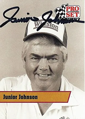 Autographed Junior Johnson 1991 Pro Set Racing (Winston Cup Series) Legend Signed Collectible Nascar Trading Card With Coa 1