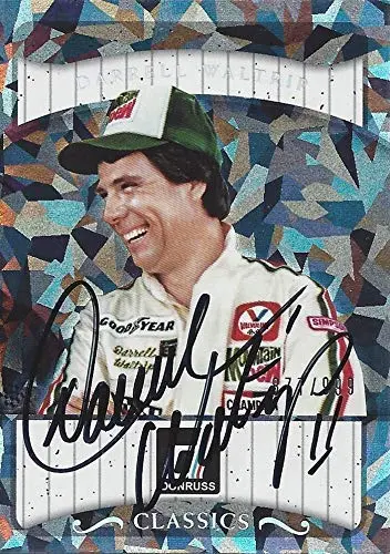 Autographed Darrell Waltrip 2017 Panini Donruss Racing Classics (#11 Mountain Dew Team) Parallel Signed Collectible Nascar Trading Card #877/999 With Coa And Toploader 1