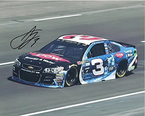 Autographed 2017 Austin Dillon #3 Dow Energy & Water Team (Richard Childress Racing) Monster Energy Cup Series Signed Collectible Picture Nascar 8X10 Inch Glossy Photo With Coa 1