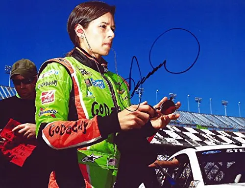Autographed 2015 Danica Patrick #10 Godaddy Racing Team Daytona International Speedway 9X11 Signed Picture Nascar Glossy Photo With Coa 1