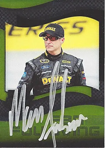 Autographed Marcos Ambrose 2013 Press Pass Racing Fan Fare Fan Following (#9 Dewalt Petty Team) Chrome Insert Signed Collectible Nascar Trading Card With Coa 1