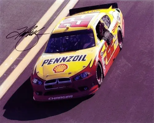 Autographed 2011 Kurt Busch #22 Pennzoil Shell Racing Team (Penske) Signed Nascar 8X10 Glossy Photo With Coa 1