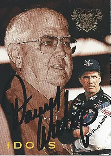 Autographed Darrell Waltrip 1995 Select Premier Edition Racing Idols Junior Johnson (#17 Western Auto Team) Vintage Signed Nascar Collectible Trading Card With Coa 1