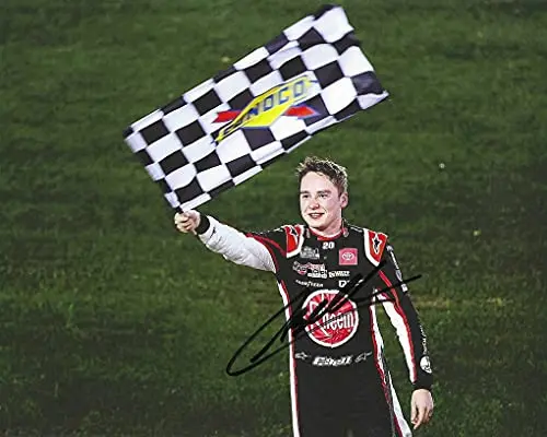 Autographed 2020 Christopher Bell #20 Rheem Team Daytona Road Course Win (Checkered Flag) Joe Gibbs Racing Nascar Cup Series Signed Picture 8X10 Inch Glossy Photo With Coa 1