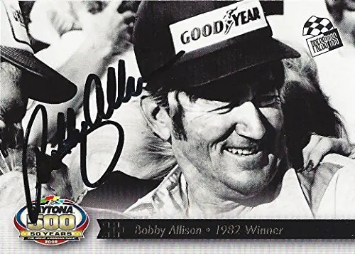 Autographed Bobby Allison 2007 Press Pass Racing Daytona 50 Years (1982 Winner) Insert Signed Collectible Nascar Trading Card With Coa 1
