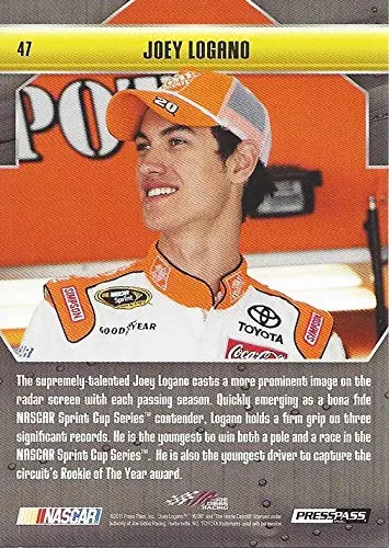 Autographed Joey Logano 2011 Press Pass Stealth Racing (#20 The Home Depot Team) Sprint Cup Series Joe Gibbs Toyota Chrome Signed Nascar Collectible Trading Card With Coa 2