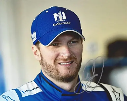 Autographed 2017 Dale Earnhardt Jr. #88 Nationwide Racing Retirement Final Season (Garage Area Pose) Monster Energy Cup Series Signed Collectible Picture Nascar 8X10 Inch Glossy Photo With Coa 1