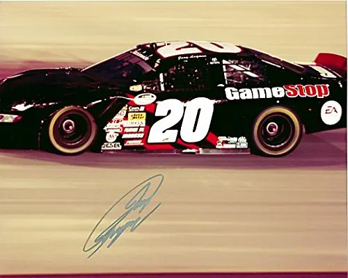 Autographed 2008 Joey Logano #20 Gamestop Racing (Nationwide Series) Rookie Signed 8X10 Nascar Glossy Photo With Coa 1