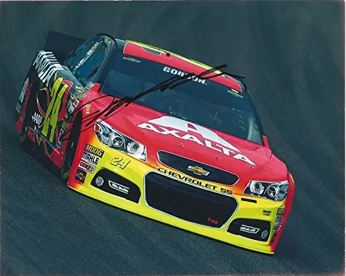 Autographed 2015 Jeff Gordon #24 Axalta Team On-Track Racing (Hendrick Motorsports) The Final Season Signed Collectible Picture Nascar 8X10 Inch Glossy Photo With Coa 1