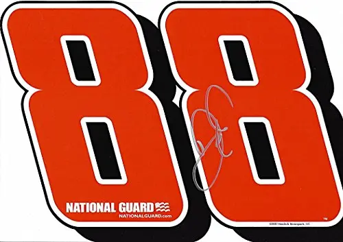 Autographed 2012 Dale Earnhardt Jr. #88 National Guard Racing (Hendrick) Signed Nascar Hero Card With Coa 1