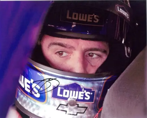 Autographed 2011 Jimmie Johnson Lowe's Racing (In-Car) Signed 8X10 Inch Nascar Glossy Photo With Coa 1