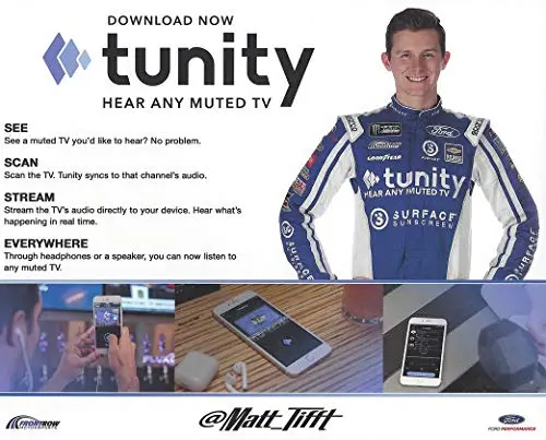 Autographed 2019 Matt Tifft #36 Surface Sunscreen Racing (Front Row Motorsports) Monster Energy Cup Series Signed Collectible Picture 8X10 Inch Nascar Hero Card Photo With Coa 2