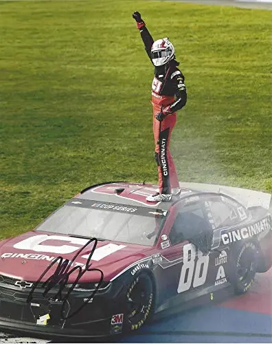 Autographed 2020 Alex Bowman #88 Cincinnati Inc. Racing California Race Win (Victory Celebration) Hendrick Motorsports Signed Collectible Picture Nascar 8X10 Inch Glossy Photo With Coa 1