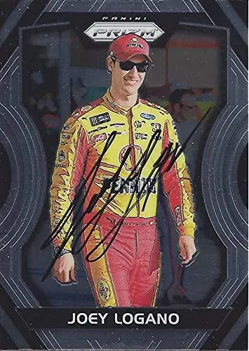 Autographed Joey Logano 2018 Panini Prizm Racing (#22 Shell Pennzoil) Team Penske Monster Cup Series Signed Nascar Collectible Trading Card With Coa 1
