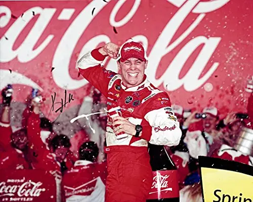 Autographed 2013 Kevin Harvick #29 Budweiser Racing Team Sprint Unlimited Win (Coca-Cola) Victory Lane Childress Signed 8X10 Nascar Glossy Photo With Coa 1