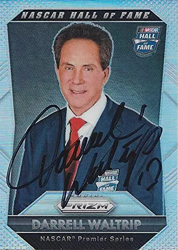 Autographed Darrell Waltrip 2016 Panini Prizm Racing Nascar Hall Of Fame (Charlotte) Rare Prizm Signed Collectible Nascar Trading Card With Coa 1