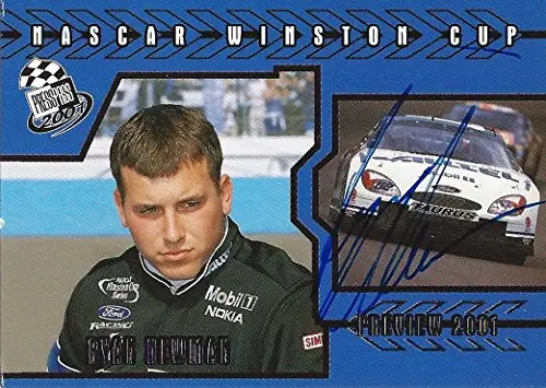 Autographed Ryan Newman 2001 Press Pass Racing (#02 Alltel Racing) Busch - Arca Series Rookie Season Rare Vintage Signed Nascar Collectible Trading Card With Coa 1