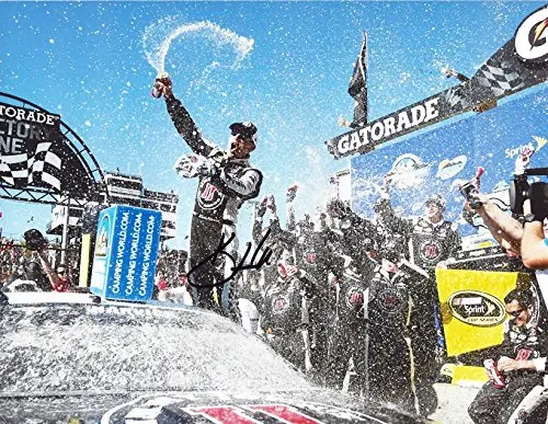 Autographed 2015 Kevin Harvick #4 Jimmy Johns Racing Phoenix Race Win (Camping World 500) Victory Lane Celebration Signed Collectible Picture Nascar 9X11 Inch Glossy Photo With Coa 1