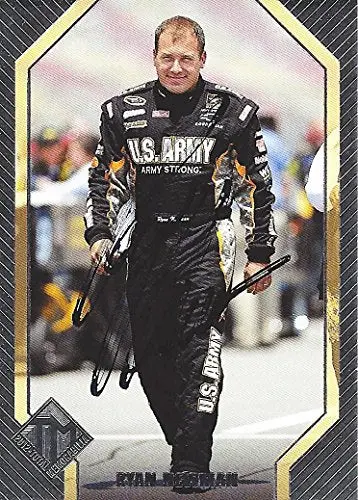 Autographed Ryan Newman 2012 Press Pass Racing Total Memorabilia (#39 Army Team) Stewart-Haas Signed Collectible Nascar Trading Card With Coa 1